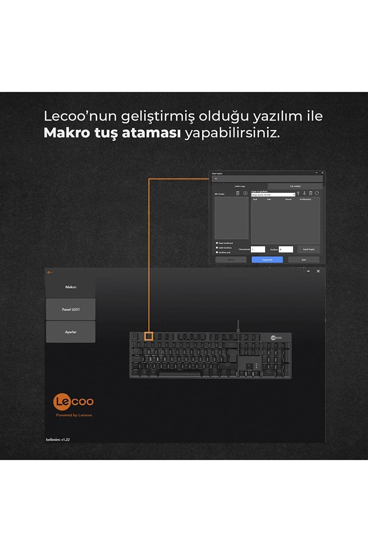 Lecoo Kg1101 Kablolu Rgb Mekanik Oyuncu Klavyesi
