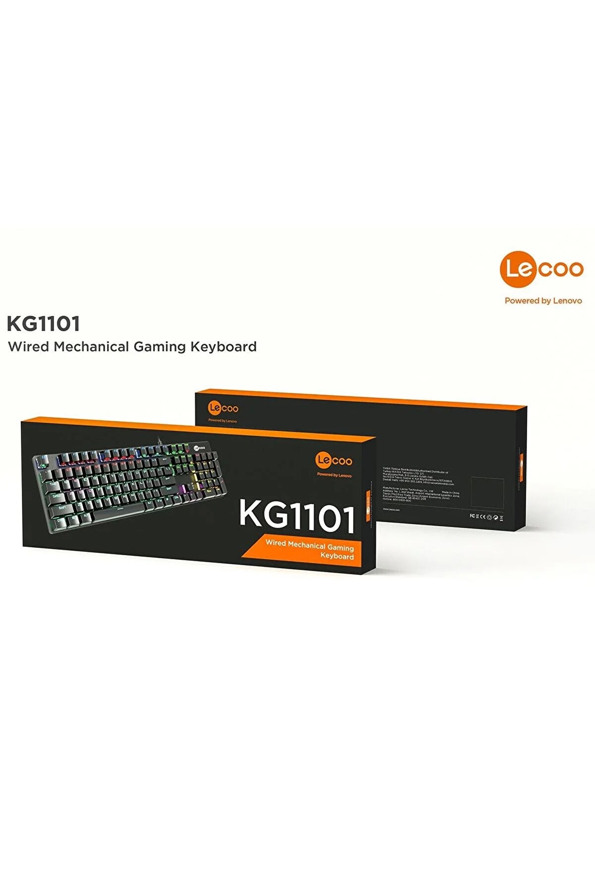 Lecoo Kg1101 Kablolu Rgb Mekanik Oyuncu Klavyesi