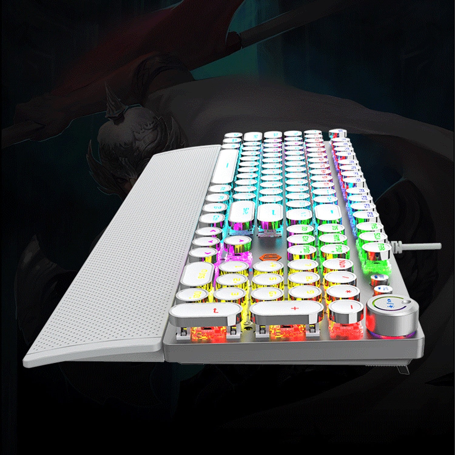 Lecoo KG1102 Wired RGB Mechanical Gaming Keyboard