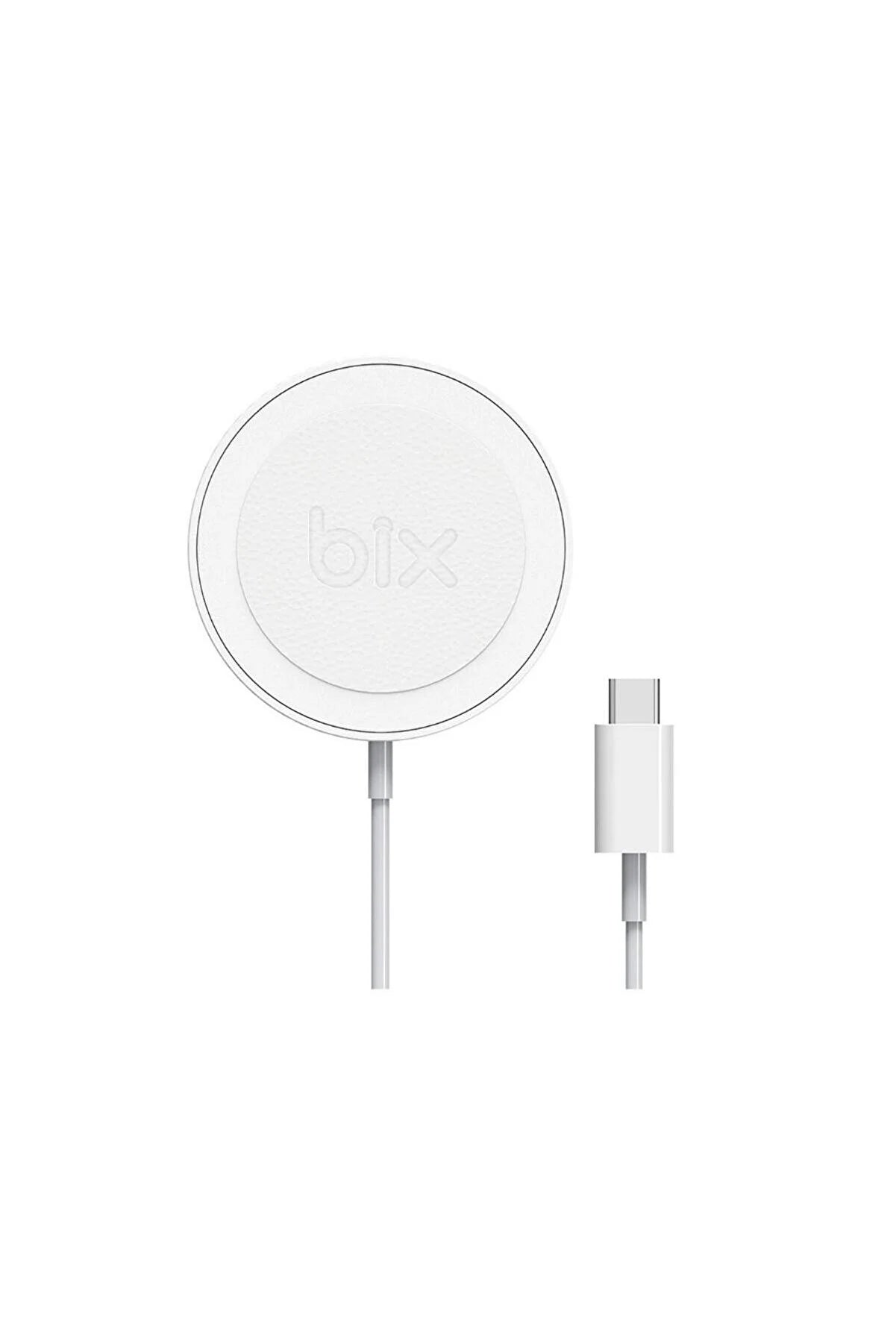 Bix BXMG15 15w Manyetik Kablosuz Şarj Cihazı Siyah