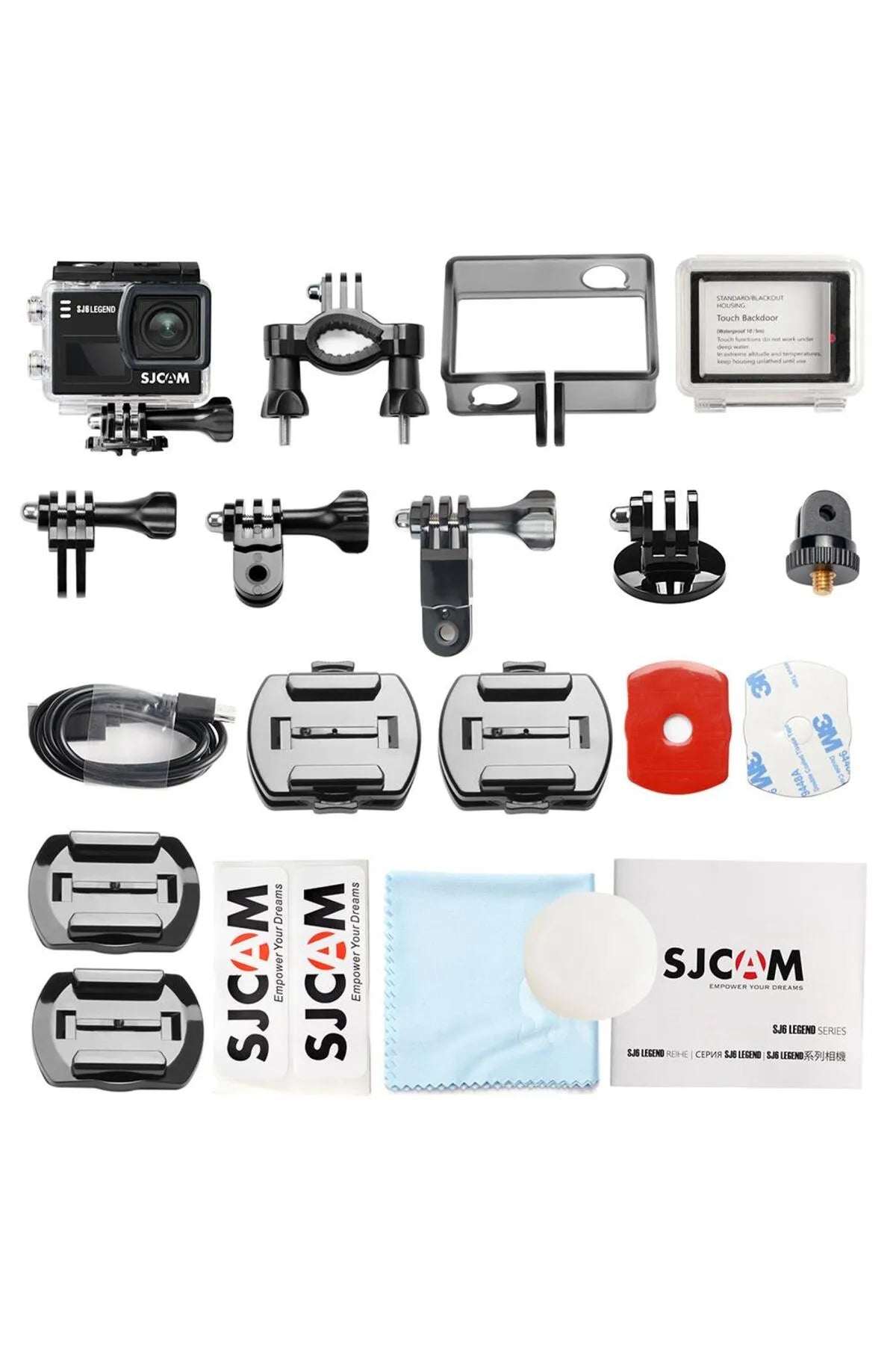 SJCAM SJ6 Legend 4K Aksiyon Kamerası Siyah