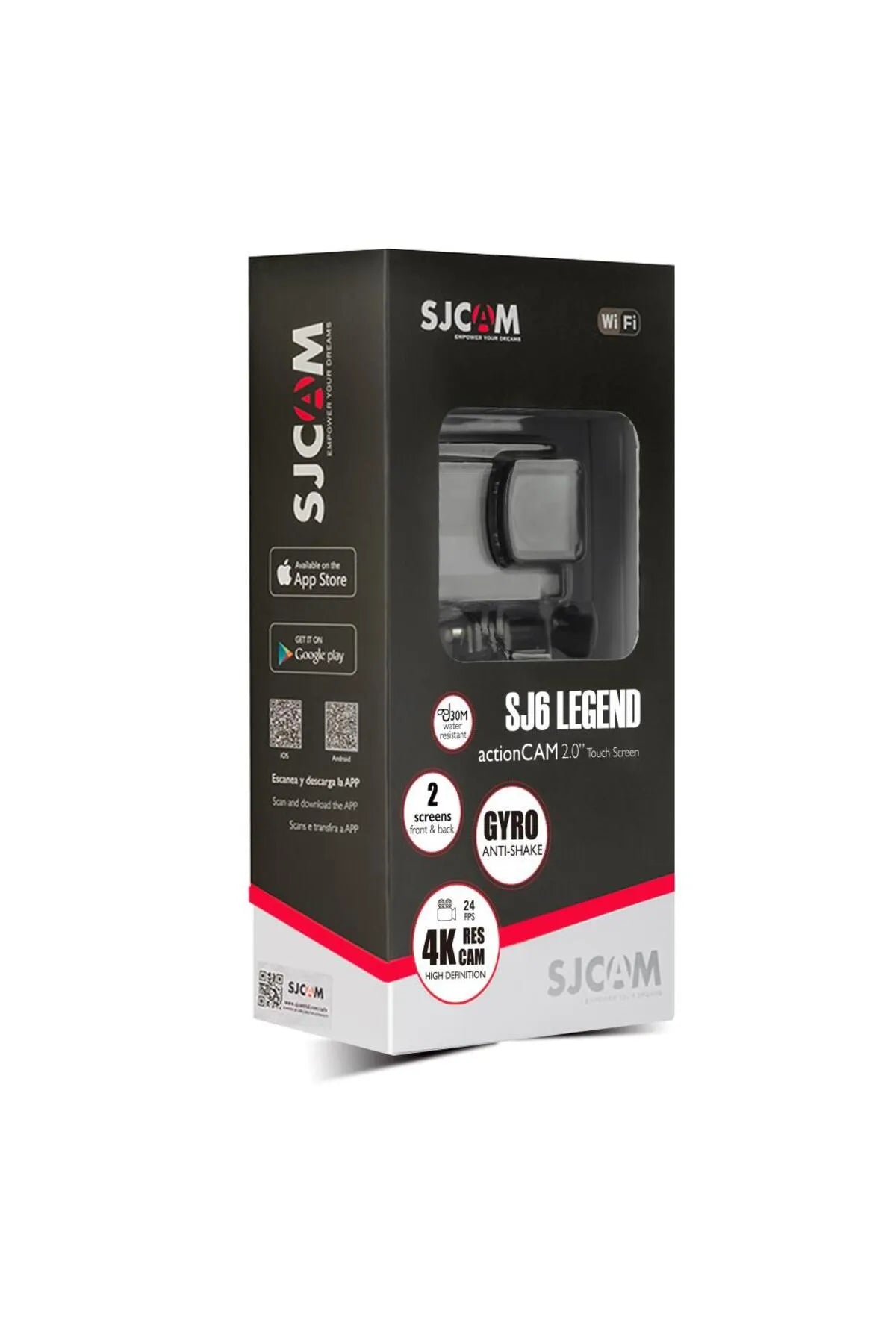 SJCAM SJ6 Legend 4K Aksiyon Kamerası Siyah