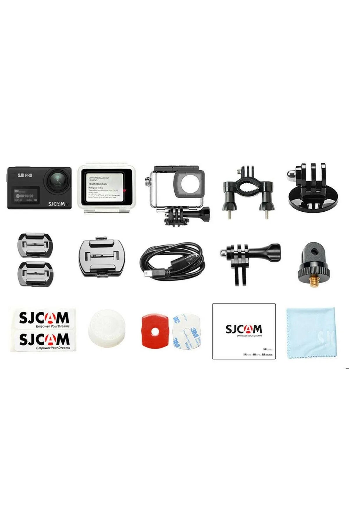 SJCAM SJ8 Pro Aksiyon Kamerası Siyah