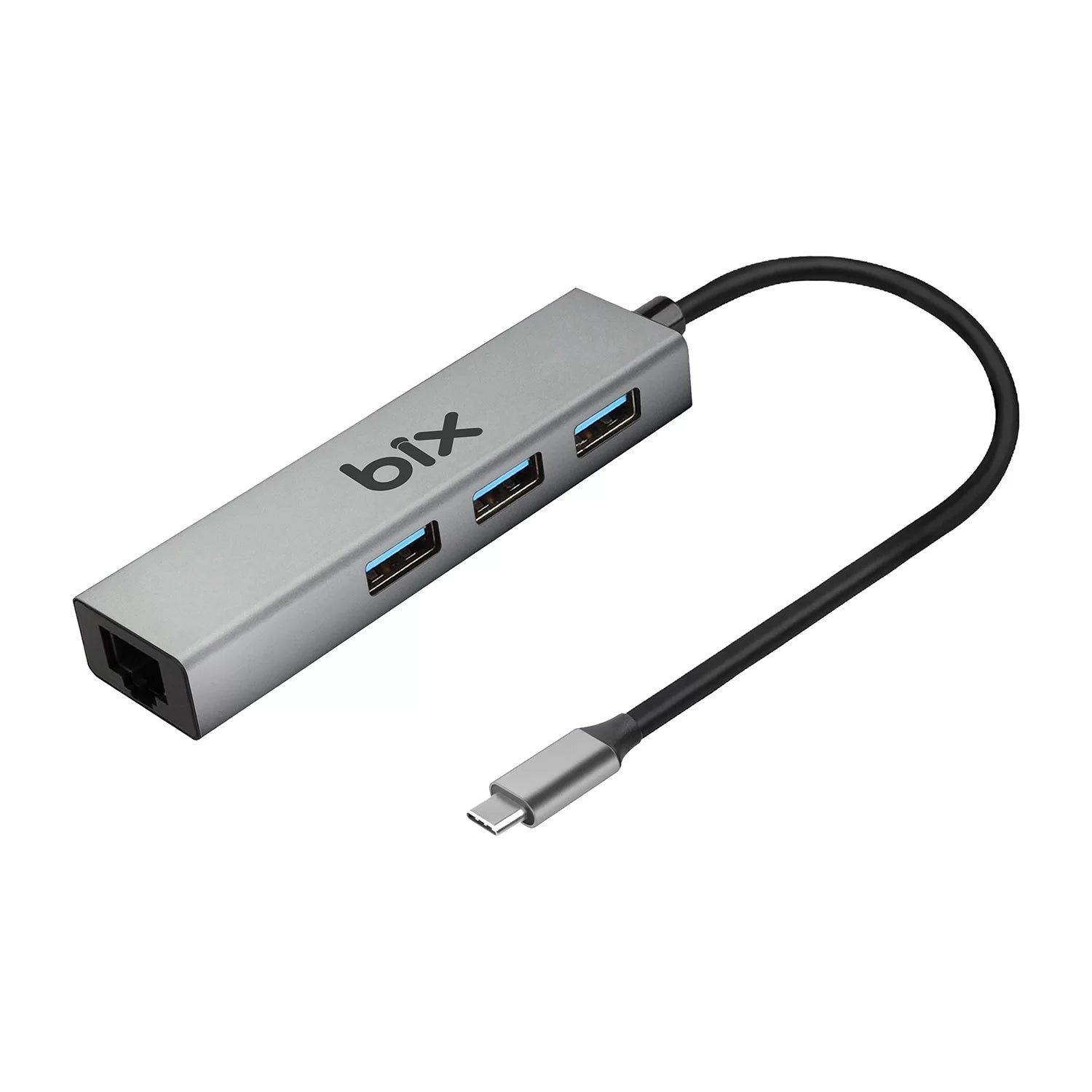 Bix Type-C'den 3 Bağlantı Ethernet Usb 3.2 Hub