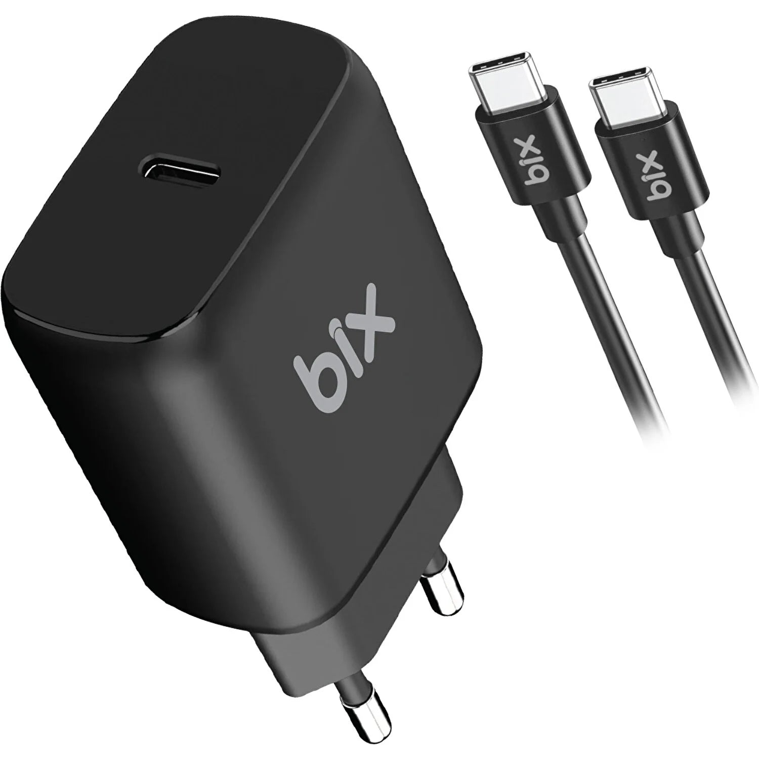 Bix 5A Type-C Kablolu Seyahat Şarj Cihazı