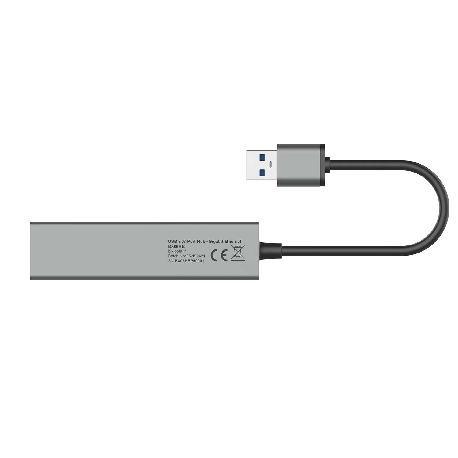 Bix USB 3.0 Ethernet 3 Portlu Hub