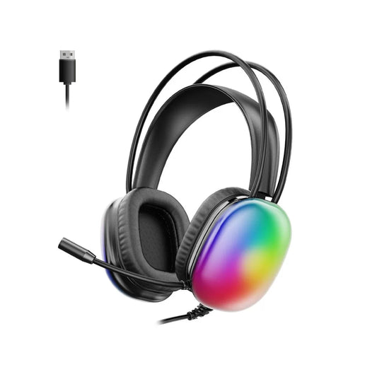 Lecoo HT409 USB RGB Kulak Üstü Gaming Kulaklık