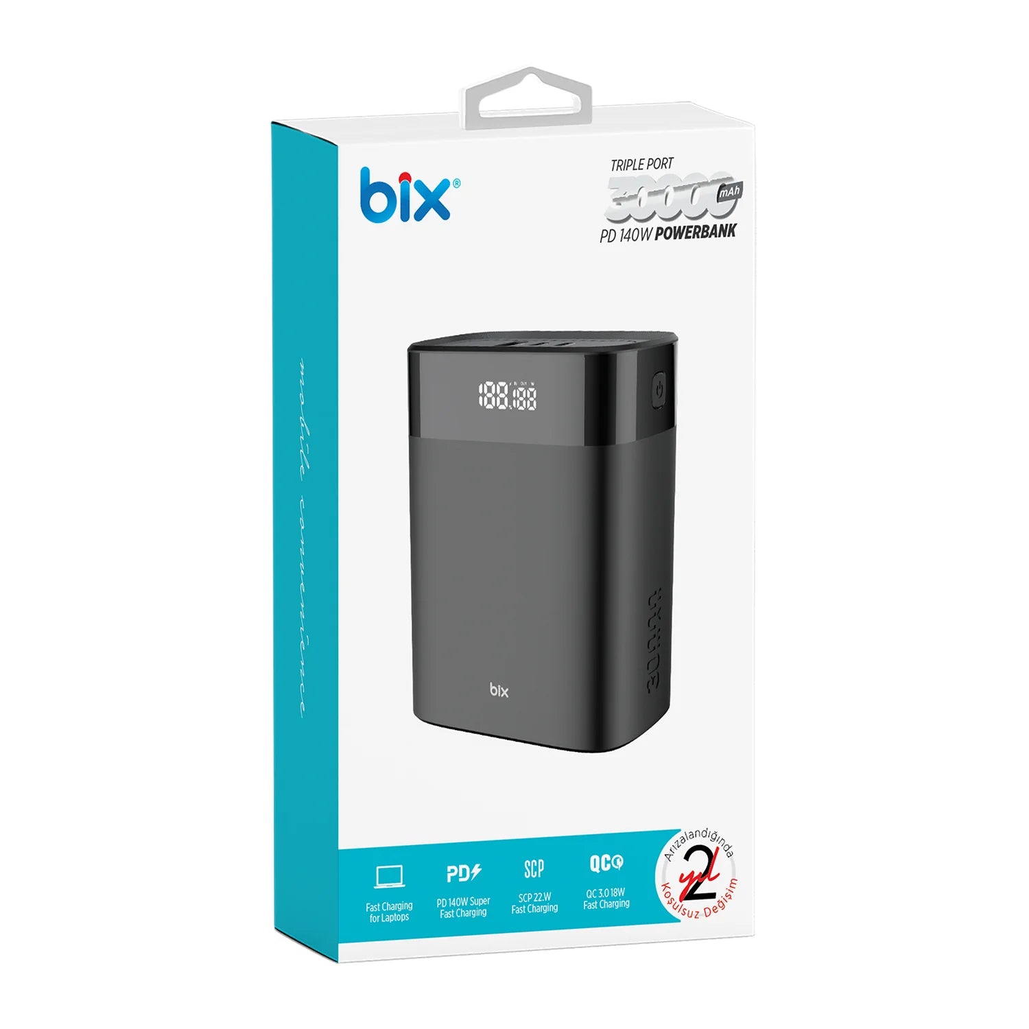 Bix PB140W 30000mah Powerbank