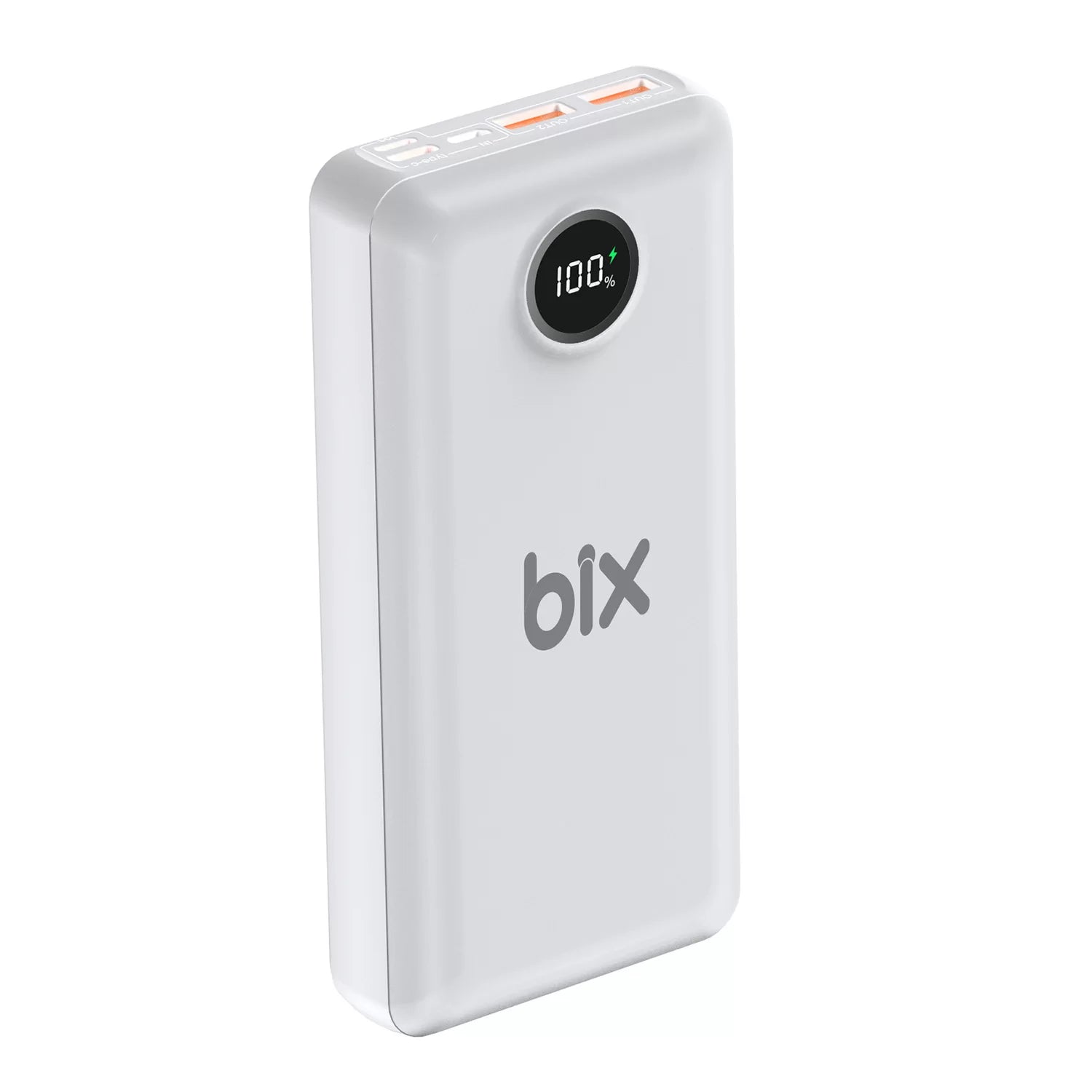 Bix 20000mah 22.5w Göstergeli Powerbank Beyaz